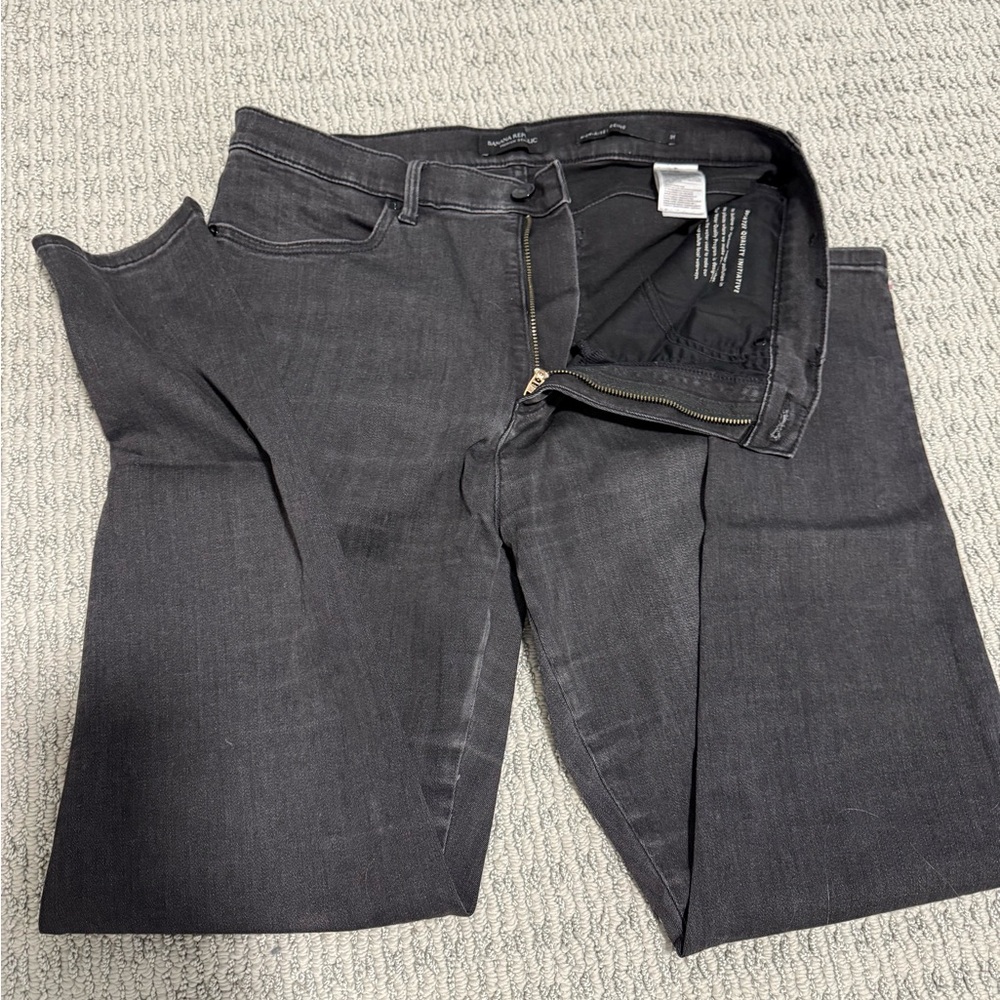 Banana Republic High Rise Black Legging Jeans